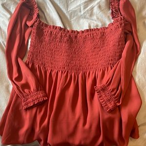 Express on or off shoulder small petite blouse!